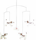 Doggy Dreams Hanging Nursery Mobile - 20 Inches - Premium-Grade Cardstock - Handmade in Denmark by Flensted