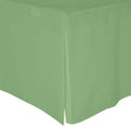 Cottington Lane Crib Bed Skirt Pleated Crib Skirt Dust Ruffle, 100% Natural Cotton, Nursery Crib Toddler Bedding Skirts for Baby Boys or Girls, 14" Soft Crib Dust Ruffle Drop Crib Skirt-Sage