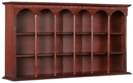 Touch of Class Mackenzie Wall Curio Shelf - Made of Wood - Elegant Display - Mounted Wooden Furniture Shelves for Living Room, Kitchen
