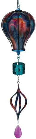 Regal Art & Gift Hot Air Balloon Solar Lantern – Hanging Solar-Powered LED Lights, Waterproof Portable Decorative Outdoor Lamp Made of Metal & Glass for Garden, Patios & Pathway – Multi