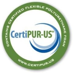 Fortnight Bedding 6 inch Twin Size Memory Gel Infused Foam Mattress with White Stretch Knit Fabric - CertiPUR-US Certified – 10 Year Warranty - Made in USA