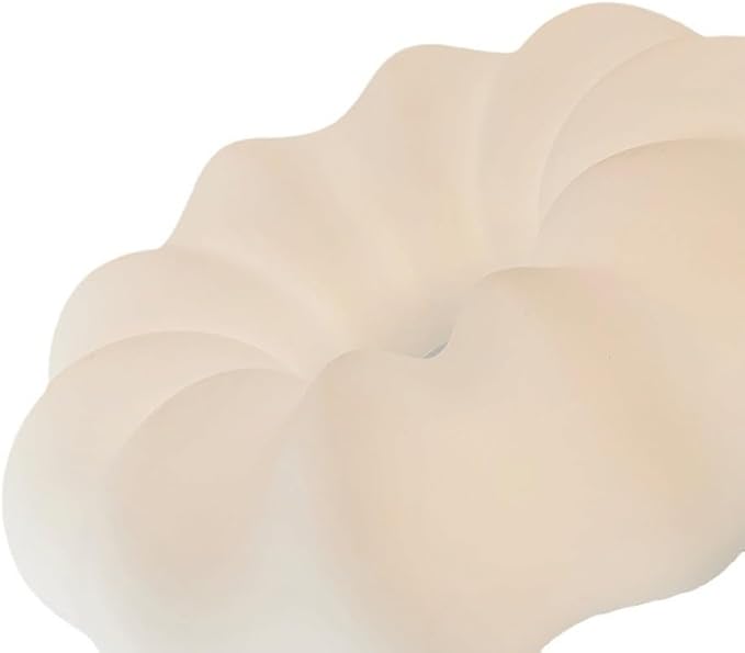 Cloud Shape Pendant Light White PE Plastic Finish Kids Room Ceiling Lighting Modern Nursery Lamp Fixture for Bedroom Study Room Decor LED Warm White Tricolor Options