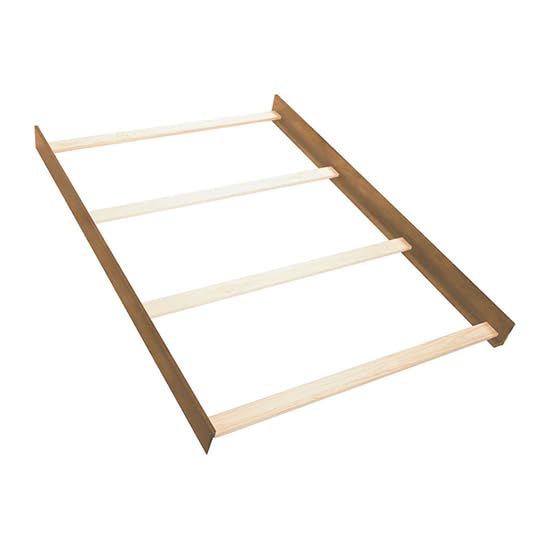 Full-Size Conversion Kit Bed Rails for Evolur Cribs - Solid Wood Crib Convertible Kit to Kids Bed - Transitional Style Rails & Easy-to-Install Child Essentials for Safety (Sugar Cane)