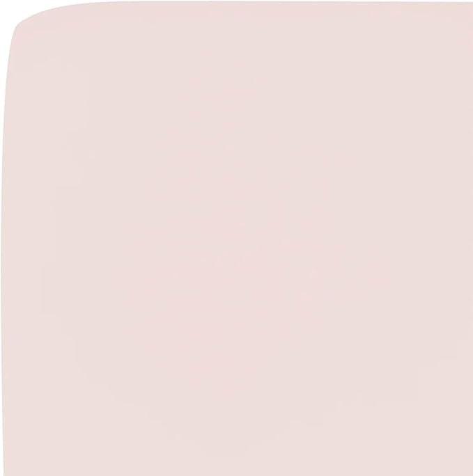 Kyte Baby Soft Crib Sheet - Standard Fitted Crib Sheet Made with Rayon from Bamboo, Ultra-Gentle and Breathable (Blush)