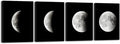 Wieco Art Eclipse of the Moon Modern Canvas Prints Wall Decorations for Living Room Abstract Space Black and White Pictures to Photo Paintings on Canvas Wall Art for Home Decorations Wall Decor