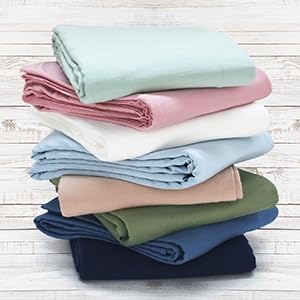 Newborn Swaddle Blanket with Hat Set Baby Swaddle Set Hospital Receiving Blankets for Girls Boys(Sage,35"*35")