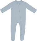 KYTE BABY Unisex Zipper Closure Footies, Rayon Made From Bamboo, 0-24 Months