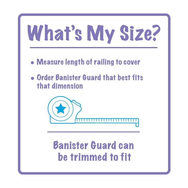 KidKusion Clear View Indoor/Outdoor Railguard | Made in USA | 15' Long x 33" Tall | Clear | Banister and Rail Protection for Kids and Pets