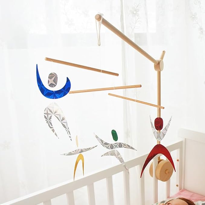 Montessori Mobile Set A - Munari (with Plastic Ball) & Octahedron & Color Dancers