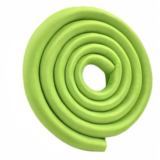 M2cbridge U Shape Extra Thick Furniture Table Edge Protectors Foam Baby Safety Bumper Guard 6.5 Ft (Green)