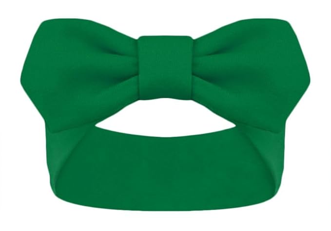 Creative Knitwear Notre Dame Fighting Irish Infant Girls Kelly Solid Hair Knot Headband Embroidered Logo - Size Newborn - 4T