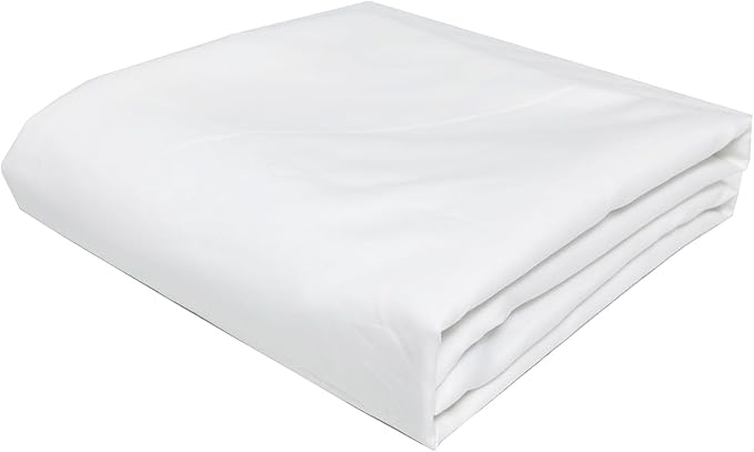 MTWML Twin Crib Mattress Cover Replacement – Breathable Cotton-Polyester Diamond Quilted Sheet, Machine & Hand Washable, Soft Hypoallergenic for Baby Bedding Fit MTWML Twin Bassinet(Single Cover)