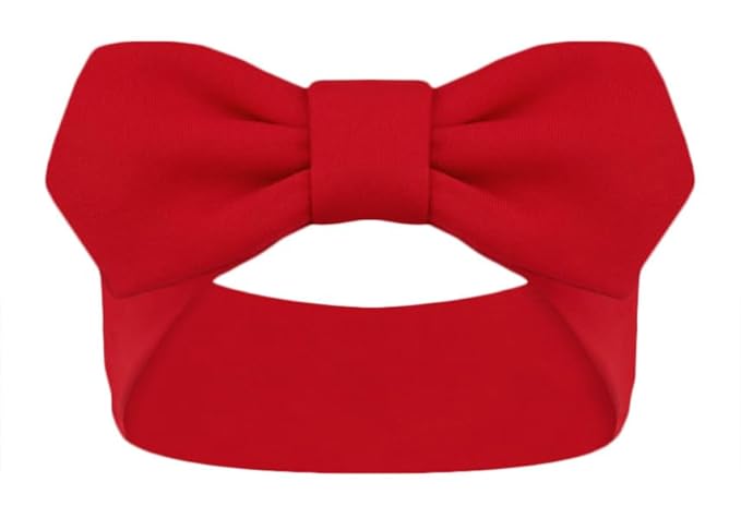 Creative Knitwear Maryland Terrapins Infant Girls Red Solid Hair Knot Headband Embroidered Logo - Size Newborn - 4T
