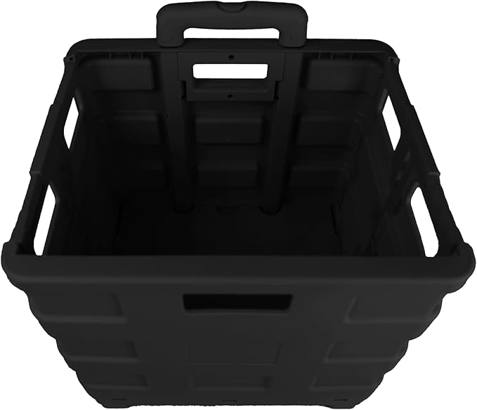 Everything Mary Rolling Plastic Storage Cart – Black Organizer for Crafts, Sewing, Office & Home Supplies