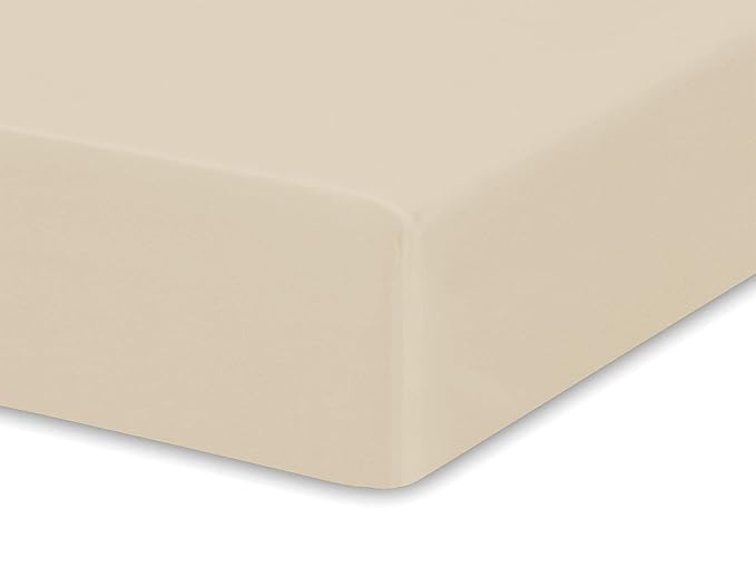 Crib Fitted Sheet by Pure Bamboo, Genuine 100% Organic Viscose Derived from Bamboo, Luxuriously Soft, Ultimate Cooling, Fits Standard Size Crib Mattress (Sand)