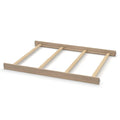 Full-Size Conversion Kit Bed Rails for Evolur Cribs - Solid Wood Crib Convertible Kit to Kids Bed - Transitional Style Rails & Easy-to-Install Child Essentials for Safety (Brown Stone)