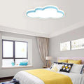 Cloud Shape LED Ceiling Light Fixture,27 Inch Modern Recessed Ceiling Lights,Dimmable Light,Blue 42W Close to Ceiling Lighting Flush Mount Living Room Bedroom,3000K-6000K