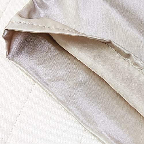 Silky Satin Toddler Pillowcases Set of 2, Super Soft Travel Pillow Covers, Small Kids Pillow Cases with Envelope Closure, 13"x 18", Silvergrey