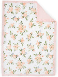 Little Unicorn Lofty Comforter Blanket | Super Soft & Breathable Muslin Fabric| Great for Play & Bedtime Blanket (Watercolor Roses Grande)