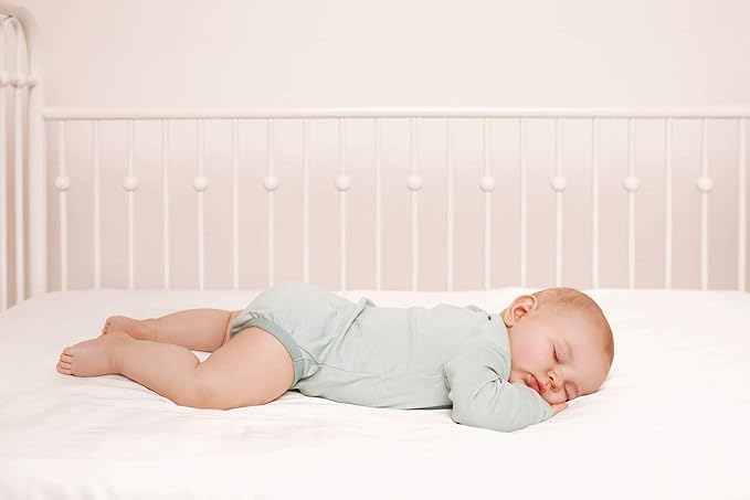 Crib Fitted Sheet by Pure Bamboo - Genuine 100% Organic Viscose Derived from Bamboo, Luxuriously Soft, Ultimate Cooling, Fits Standard Size Crib Mattress (Pink)