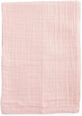 Little Unicorn New LU Cotton Muslin Baby Quilt - Light Pink, 30x40'