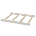 Full-Size Conversion Kit Bed Rails for Evolur Cribs - Solid Wood Crib Convertible Kit to Kids Bed - Transitional Style Rails & Easy-to-Install Child Essentials for Safety (Linen Grey)