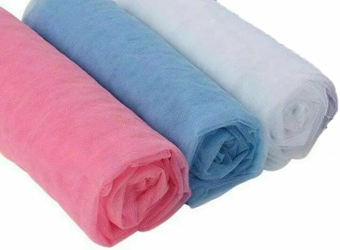 Summer Home Mosquito nets 4 Corner Post Bed Canopy net Double Bed Indor and Outdor Item (White)