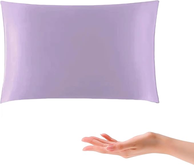 ROSEWARD Organic Silk Baby Pillowcase with Zipper, Small 10"x13" Pillow Cover for Boys & Girls, Ideal for Bed & Travel, Soft for Kids Hair & Skin, Hypoallergenic Pillowcases for Toddlers (Mauve Plum)
