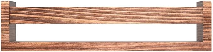 NATURE SUPPLIES Set of 3, 16.4". Nursery Book Shelves, Solid Wood for Books, Toys, Decor, Wall Bookshelf for Kids Bedroom, Floating Shelf, Stylish and Functional Storage Solution, Brown
