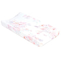 Oilo Changing Pad Cover, Breathable 100% Turkish Cotton Fitted Jersey, 300 Thread Count, Machine Washable, Fits Standard Changing Pads (32" x 16"), Girl, Boy, & Neutral Nursery Design, Prim