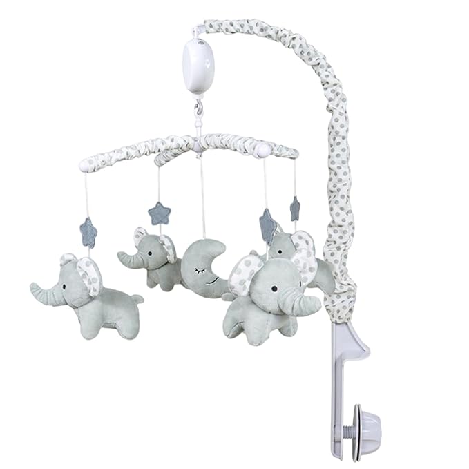 Crib Mobile Toy - Wind-Up Cradle, High Contrast Mobiles with Adorable Animal Figures for Visual Engagement | Nursery Decor for Boys, Girls, Soothing Playtime, Early Sensory Development Moments