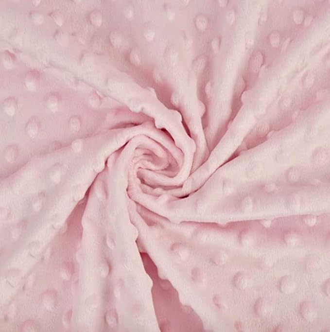 Baby Double Layer Soft Plush Minky Blanket With Dotted Backing for Boys Girls - Toddler Newborn Shower Gift (Peach Hearts, 30 X 40 Inches)