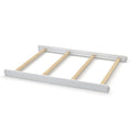 Full-Size Conversion Kit Bed Rails for Evolur Cribs - Solid Wood Crib Convertible Kit to Kids Bed - Transitional Style Rails & Easy-to-Install Child Essentials for Safety (Pearl Shimmer White)