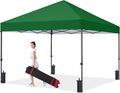 COOSHADE Durable Easy Pop Up Canopy Tent 10x10Ft, Forest Green