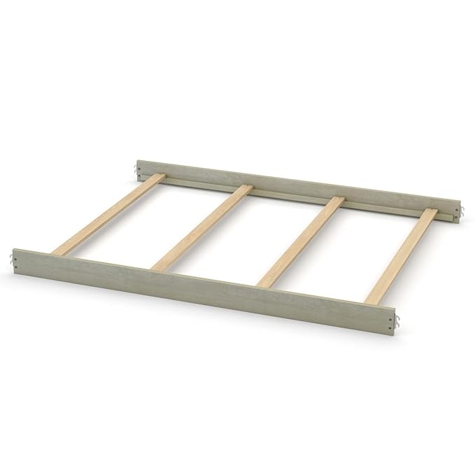 Full-Size Conversion Kit Bed Rails for Evolur Cribs - Solid Wood Crib Convertible Kit to Kids Bed - Transitional Style Rails & Easy-to-Install Child Essentials for Safety (Antique Bronze or Pewter)