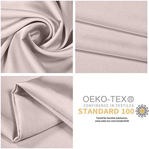 100% Mulberry Silk Pillowcases Set of 2 for Hair and Skin and Super Soft and Breathable Standard Size Nature Silk Pillowcases (Standard, Apricot Gray)