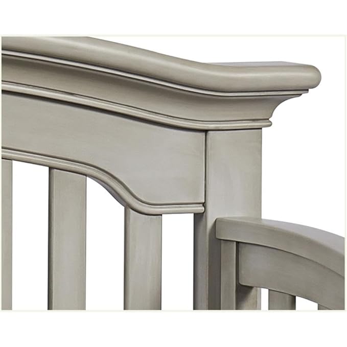 Centennial Medford 4 in 1 Convertible Baby Crib in a Vintage Grey Finish
