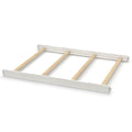 Full-Size Conversion Kit Bed Rails for Evolur Cribs - Solid Wood Crib Convertible Kit to Kids Bed - Transitional Style Rails & Easy-to-Install Child Essentials for Safety (Aged White)