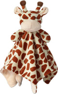 CREVENT Soft Plush Animal Face Security Blankets for Boys and Girls, Great Gifts for Birthday Baby Shower(Brown Giraffe)