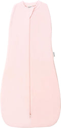 Tiny Twinkle Baby Sleep Sack 6-12 Months 1.0 TOG, Cotton & Elastane Wearable Blanket, Swaddle Transition Micro-Fleece, Machine Washable (Pink)