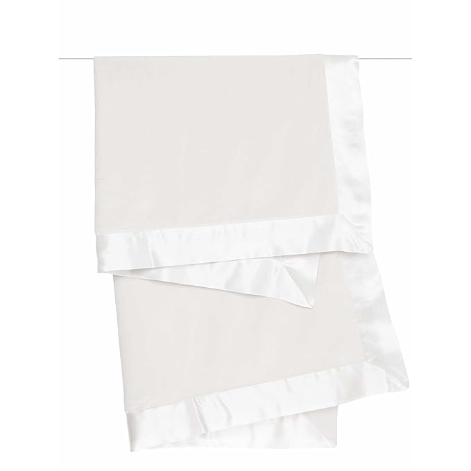 Little Giraffe Baby Blanket - Velvet Soft Blanket with Satin Trim - Baby Stroller Blanket - Newborn Baby Essentials & Baby Gifts - 29x35" - Cream
