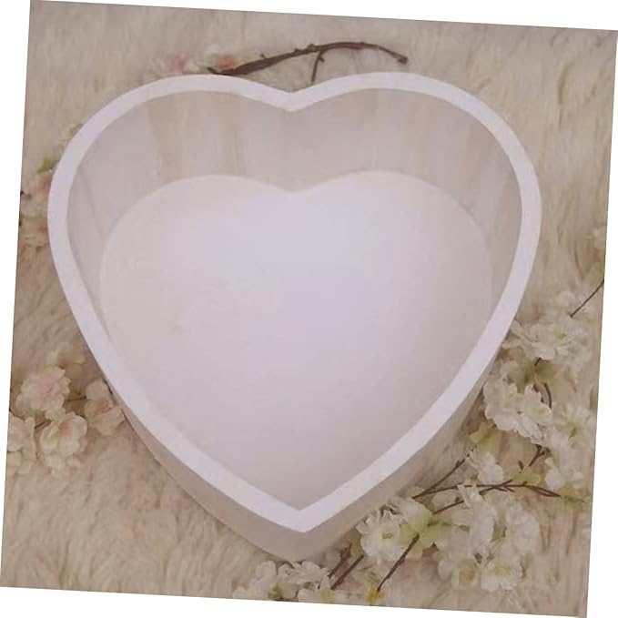 1pc Love Photography Props Newborn Girl Babyboy Baby Basket Posing Case for Newborn Photography Prop Posing Case Child White Wood Wooden