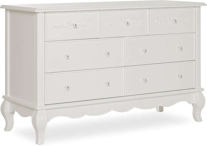 Evolur Aurora 3-Piece Nursery Bundle, Includes 5-in-1 Convertible Crib, 7-Drawer Dresser & 5” Foam Full Size Crib Mattress
