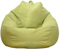 Stuffed Animal Storage Bean Bag Cover (No Filler) Extra Soft Beanbag Seat Chair Covers-Cotton Linen Memory Foam Beanbag Replacement Cover for Adults Children without Filling