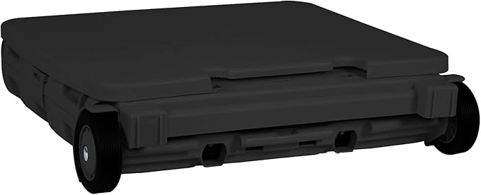 Everything Mary Rolling Plastic Storage Cart – Black Organizer for Crafts, Sewing, Office & Home Supplies