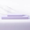 Dream Valley® Twin Sheets Set, Cooling Fitted Sheet with 1 Pillowcase-2 PCS with No Flat Sheet,Q-Max > 0.4 Aerocool, Cooling for Night Sweats, Hot Sleepers,deep Pocket up to 15",Lavender Fog