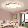 LED Ceiling Light Fixture,27 Inch Modern Cloud Shape Recessed Ceiling Lights,Dimmable Light,Pink 43W Close to Ceiling Lighting Flush Mount Living Room Bedroom,3000K-6000K
