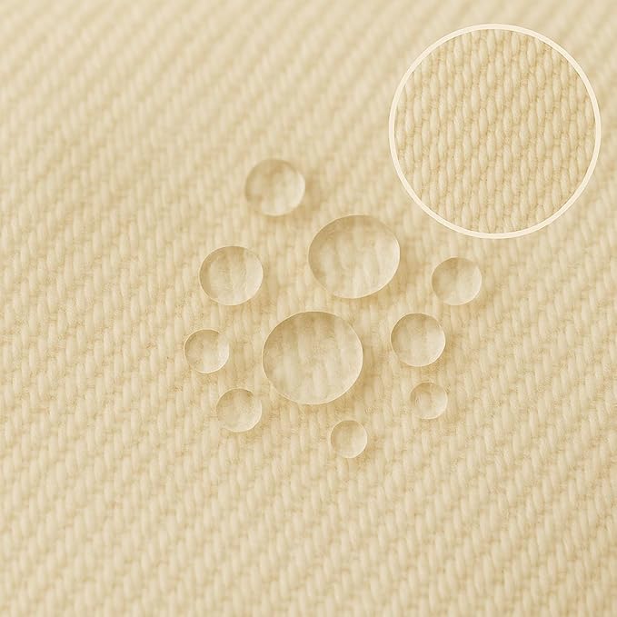 ORGANIC TEXTILES Organic Latex Crib Mattress Topper - 2" Latex for Mini Crib (38"x24") - Breathable GOLS/GOTS Certified Water-Resistant Organic Cotton Cover – No Polyester, Hypoallergenic, Non-Toxic