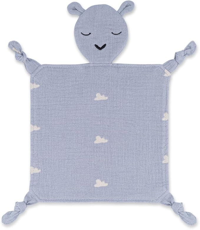 Parker Baby Muslin Lovey Security Blanket for Babies | 100% Organic & Hypoallergenic Muslin Cotton | Soft & Safe for Newborns and Toddlers | Travel Friendly Sleep Soother