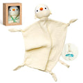 Momcozy Penguin Loveys for Babies with Cotton - Soft Security Blanket for Boy or Girl for Self-Soothing On-The-Go-Portable & Anti-Drop Design - Newborn Gift，Must Have（Yellow 14 inch）
